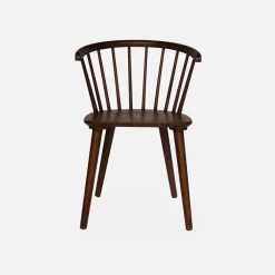 Set of 4 wooden and plywood chairs
