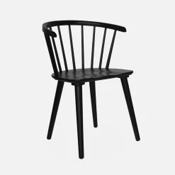 Set of 4 wooden and plywood chairs