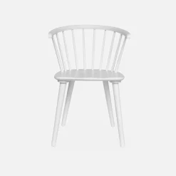 Set of 4 wooden and plywood chairs