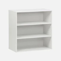 Shelf, library, wood decor storage module 2 shelves