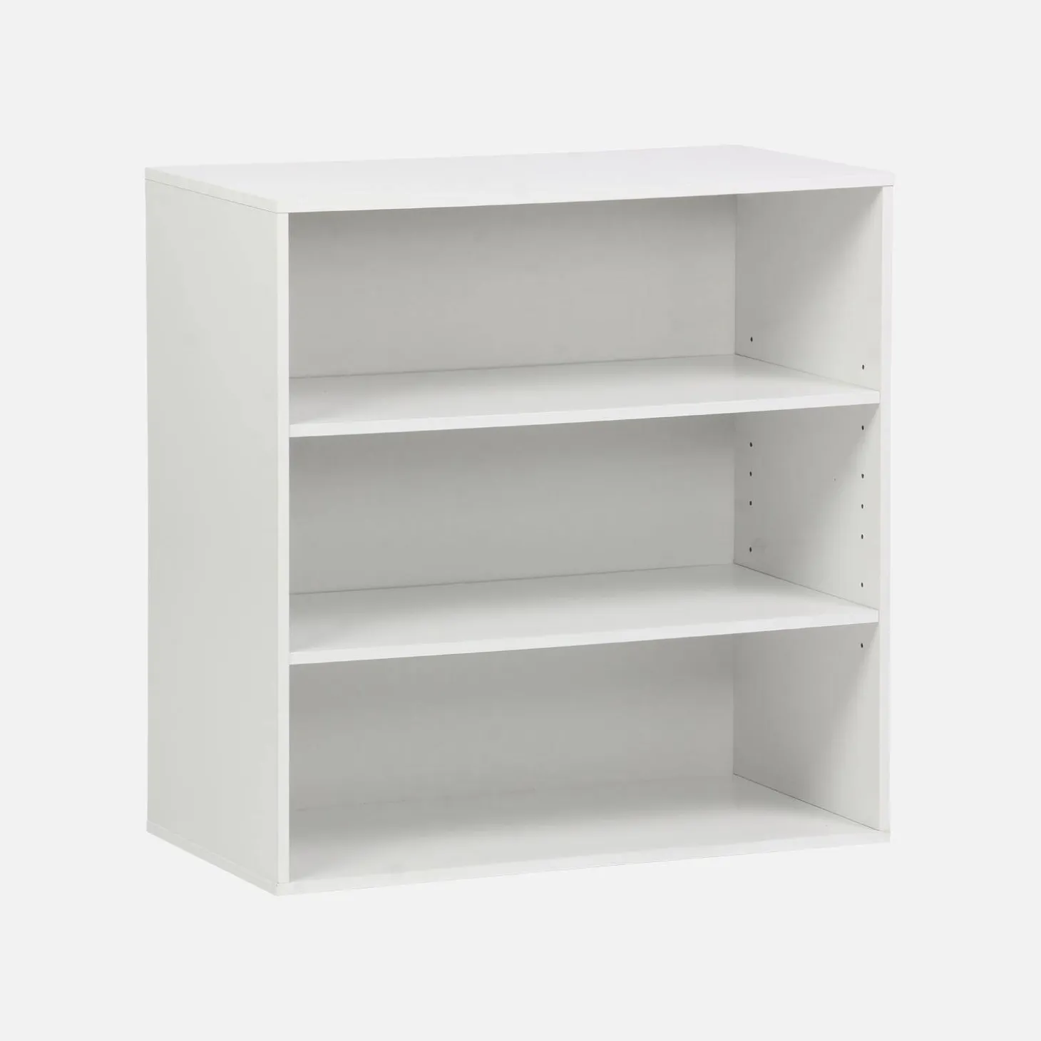 Shelf, library, wood decor storage module 2 shelves