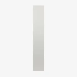 Shelf, modular bookcase with wood decor 3 elements - 2 doors 5 shelves