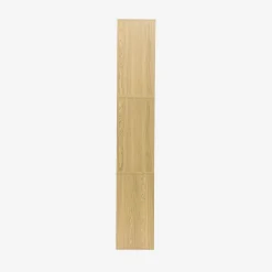 Shelf, modular bookcase wood decor 3 elements - 2 doors 8 compartments
