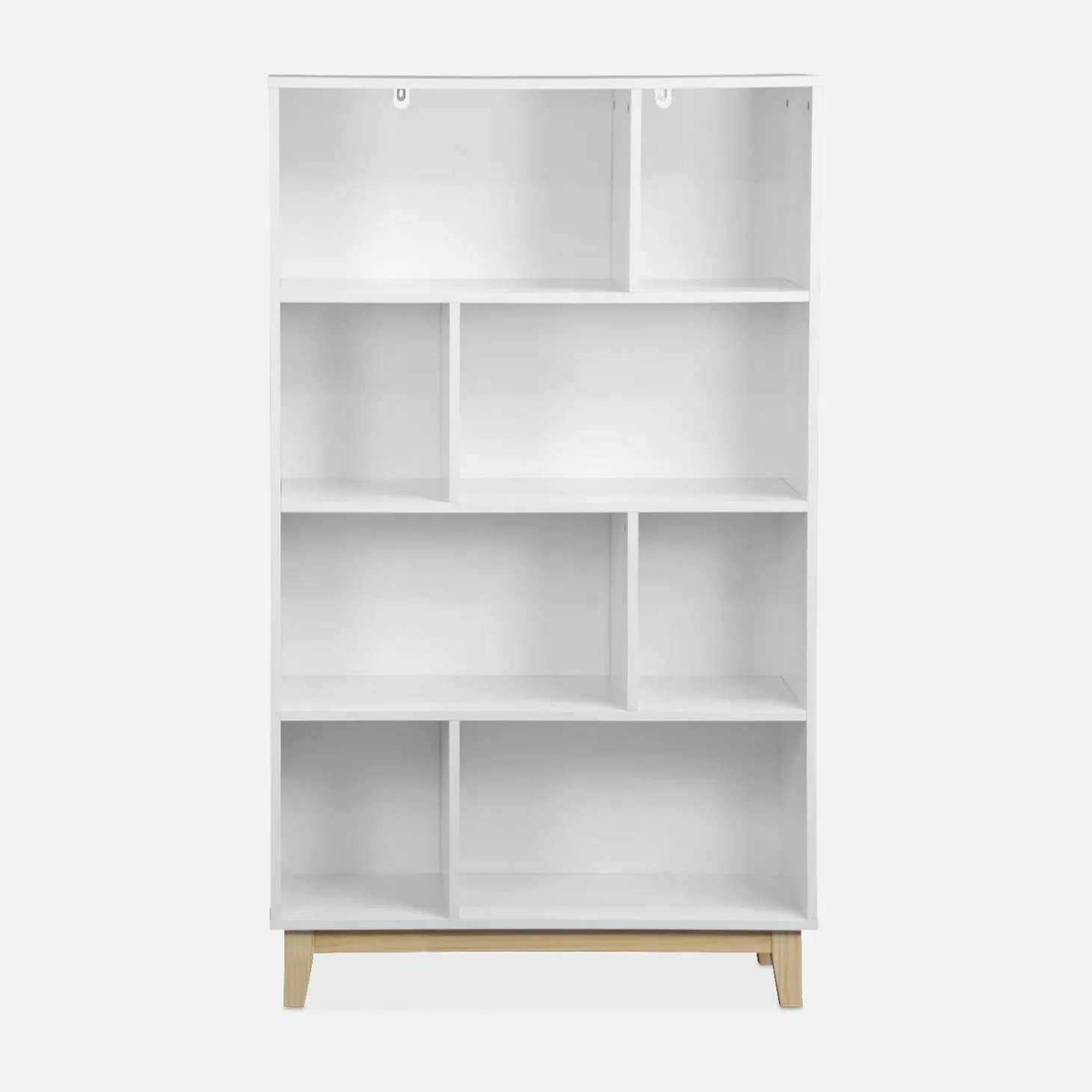 4-shelf scandi-style bookcase