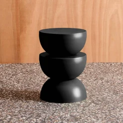 Side table, end table, bedside table metal Ø32 x H46.5cm