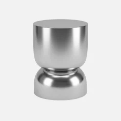 Side table, end table, bedside table stainless steel Ø32 x H42cm