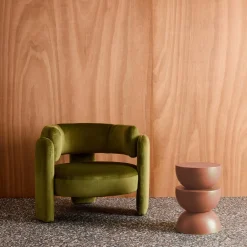 Side table, end table, bedside table metal Ø32 x H46.5cm