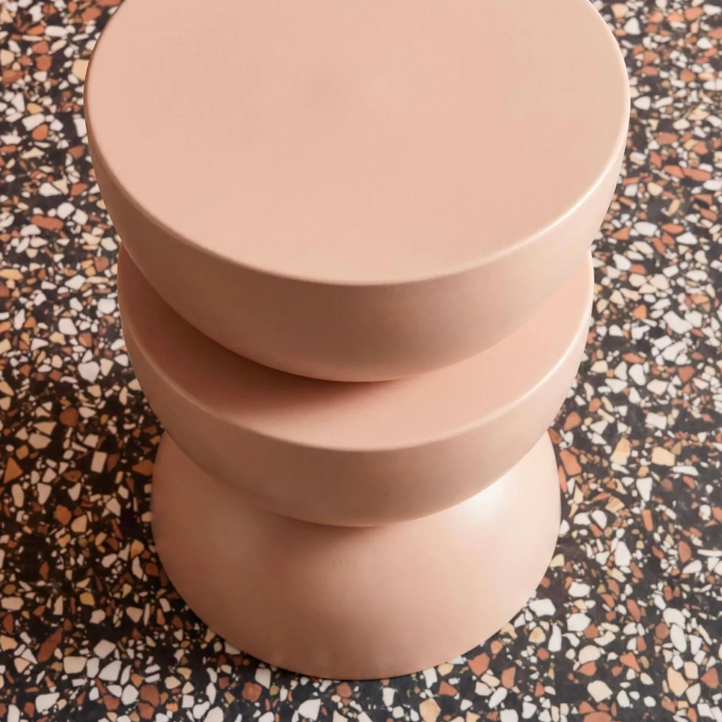Side table, end table, bedside table metal Ø32 x H46.5cm