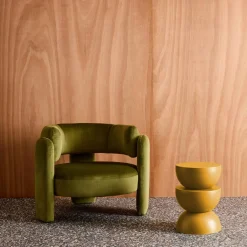 Side table, end table, bedside table metal Ø32 x H46.5cm