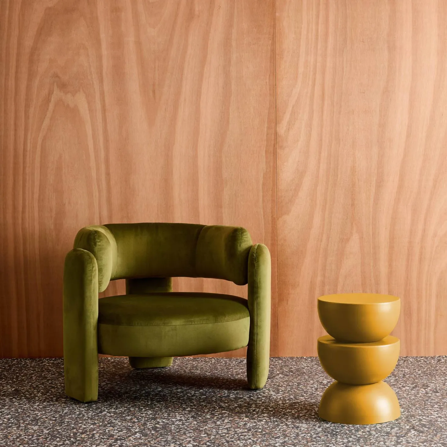 Side table, end table, bedside table metal Ø32 x H46.5cm