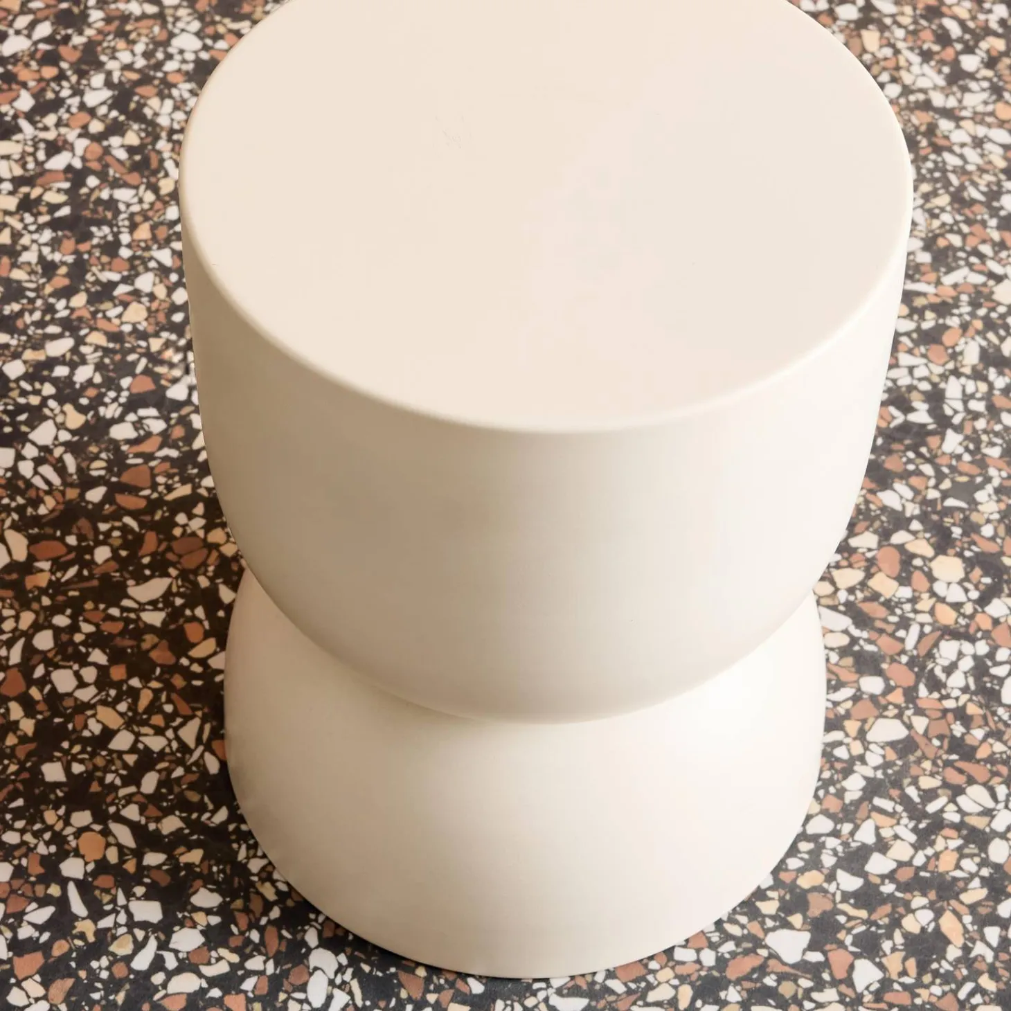 Side table, end table, metal bedside table Ø32 x H42cm