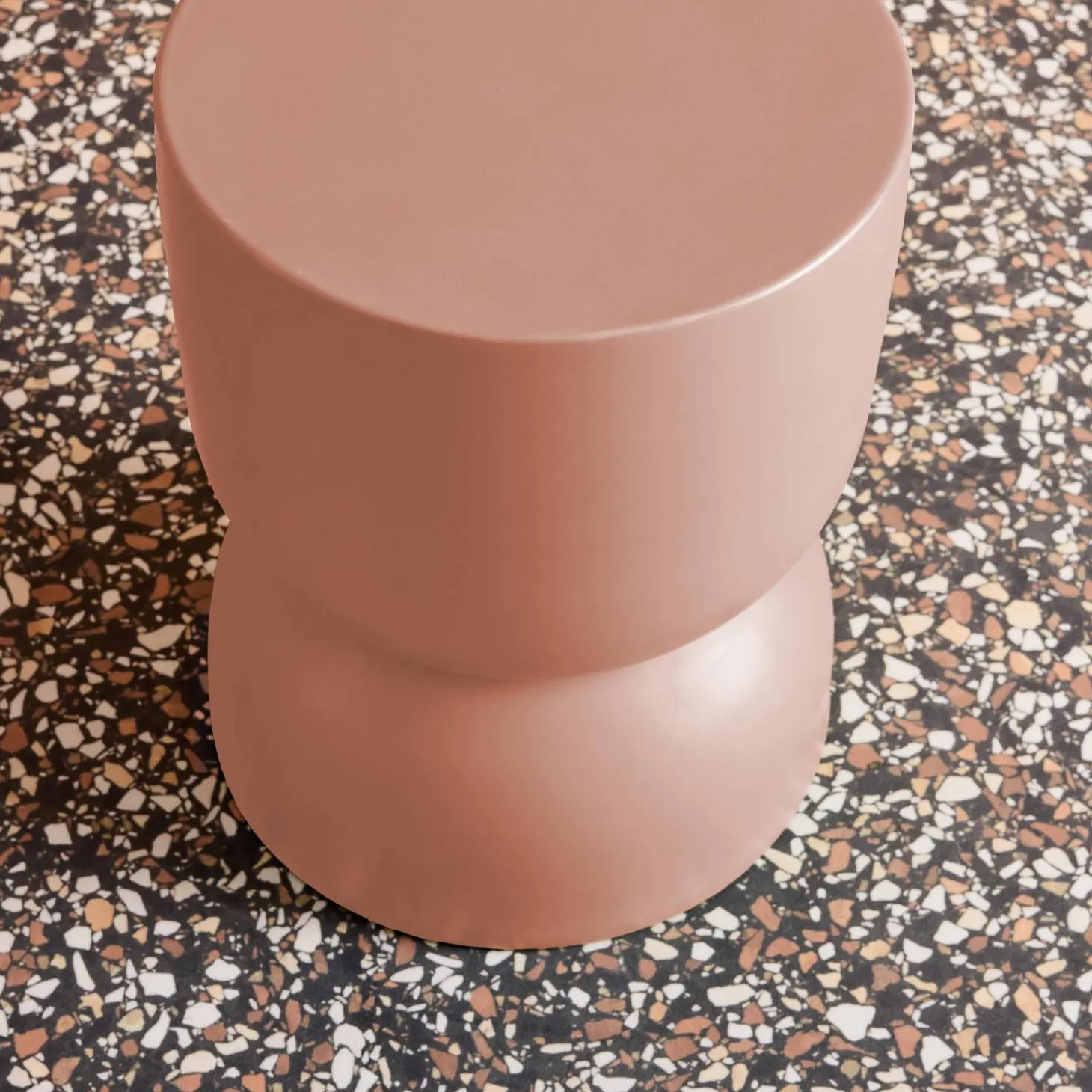 Side table, end table, metal bedside table Ø32 x H42cm