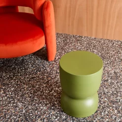 Side table, end table, metal bedside table Ø32 x H42cm