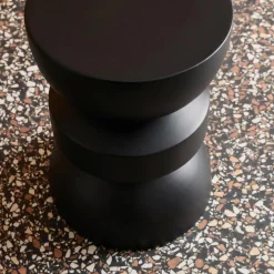 Side table, end table, nightstand metal