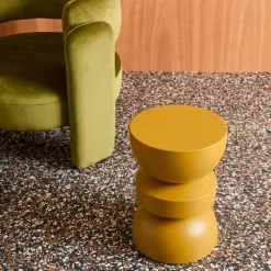 Side table, end table, nightstand metal