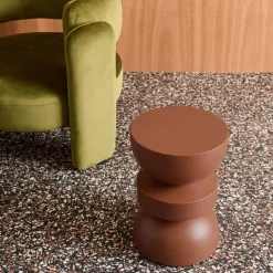 Side table, end table, nightstand metal