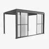Sliding door aluminium 4m for Triomphe pergola