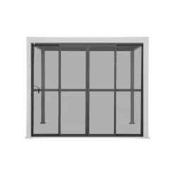Sliding door aluminium 3m for Triomphe pergola