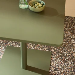 Square 2-seater Steel Bistro Garden Table 2-seater