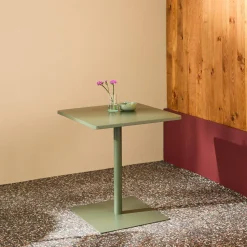 Square 2-seater Steel Bistro Garden Table 2-seater