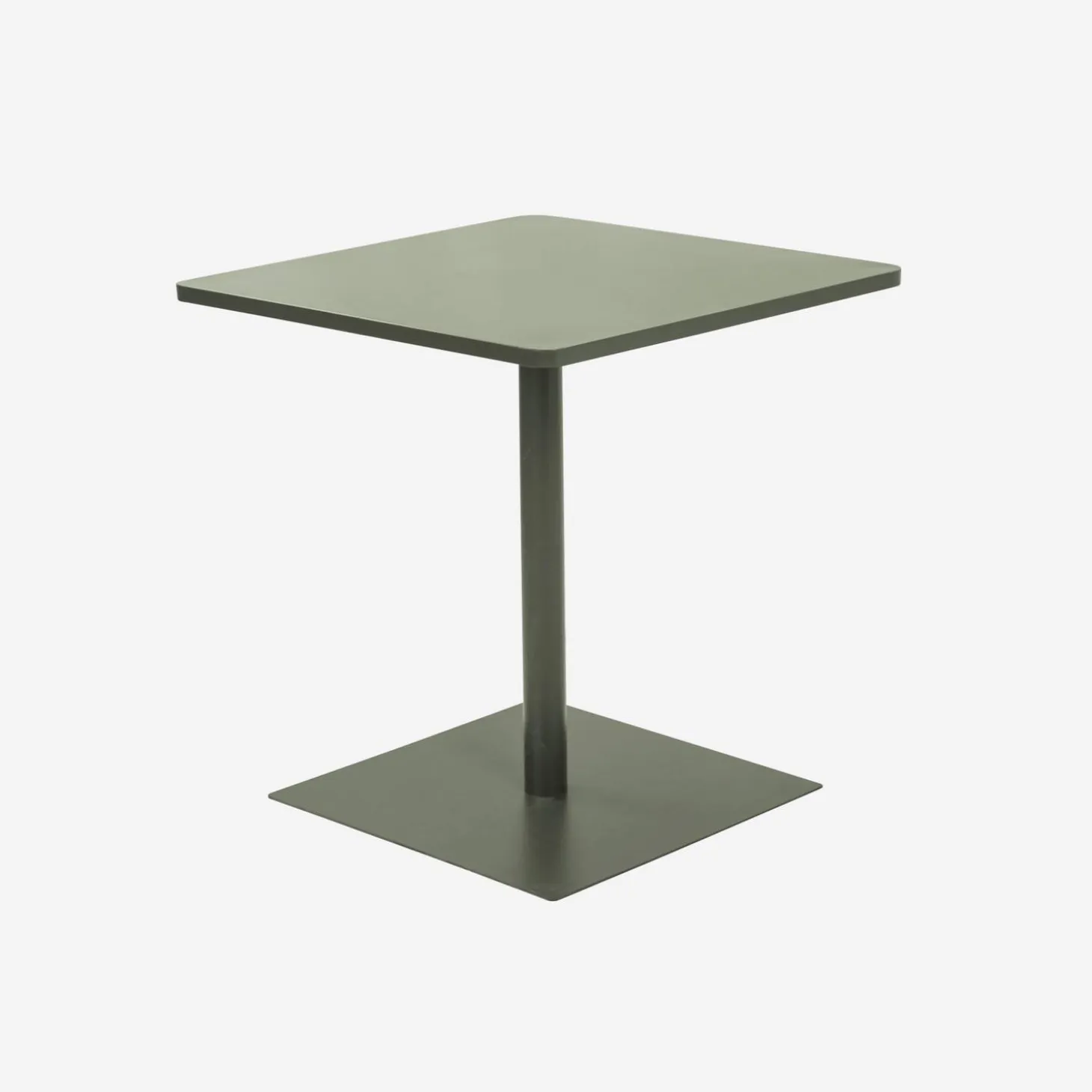 Square 2-seater Steel Bistro Garden Table 2-seater