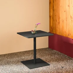 Square 2-seater Steel Bistro Garden Table 2-seater