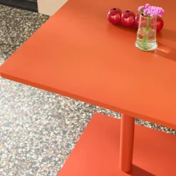 Square 2-seater Steel Bistro Garden Table 2-seater