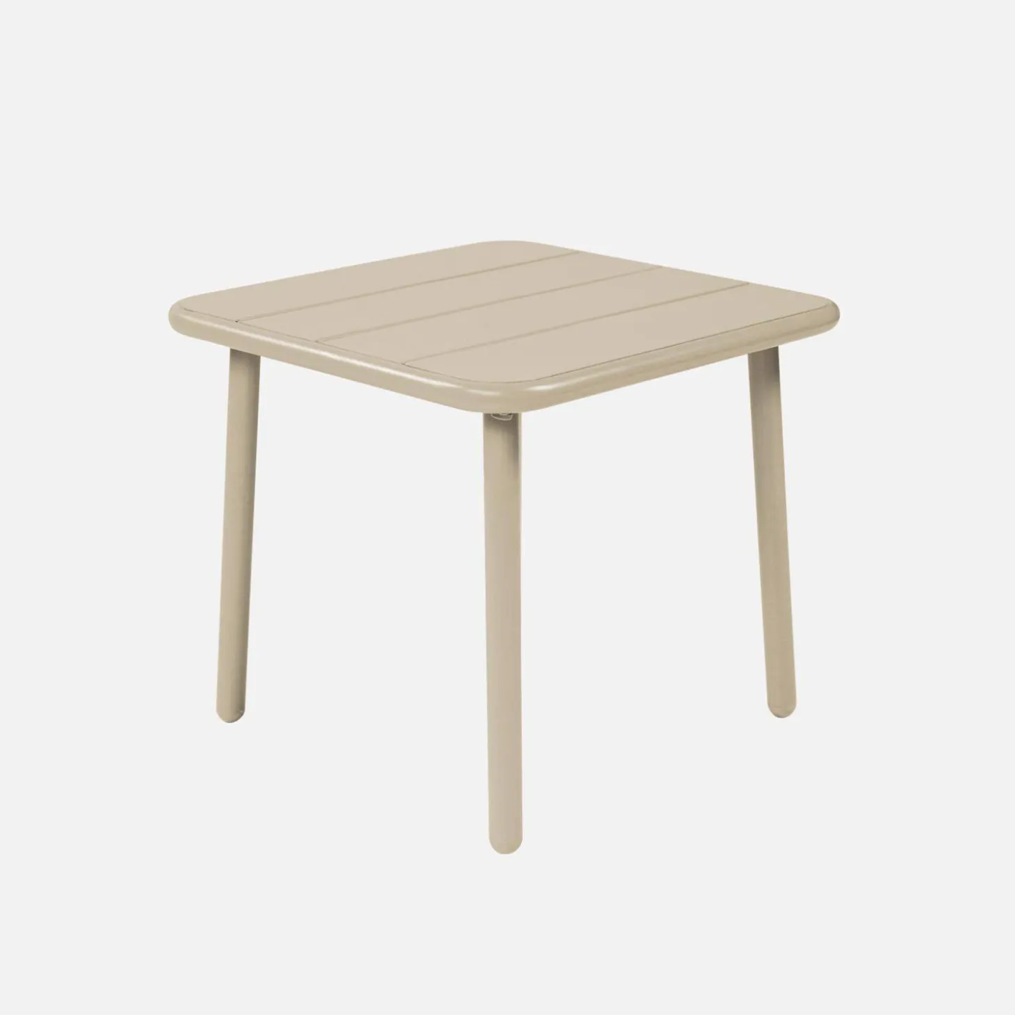 Square steel garden coffee table