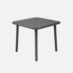 Square steel garden coffee table