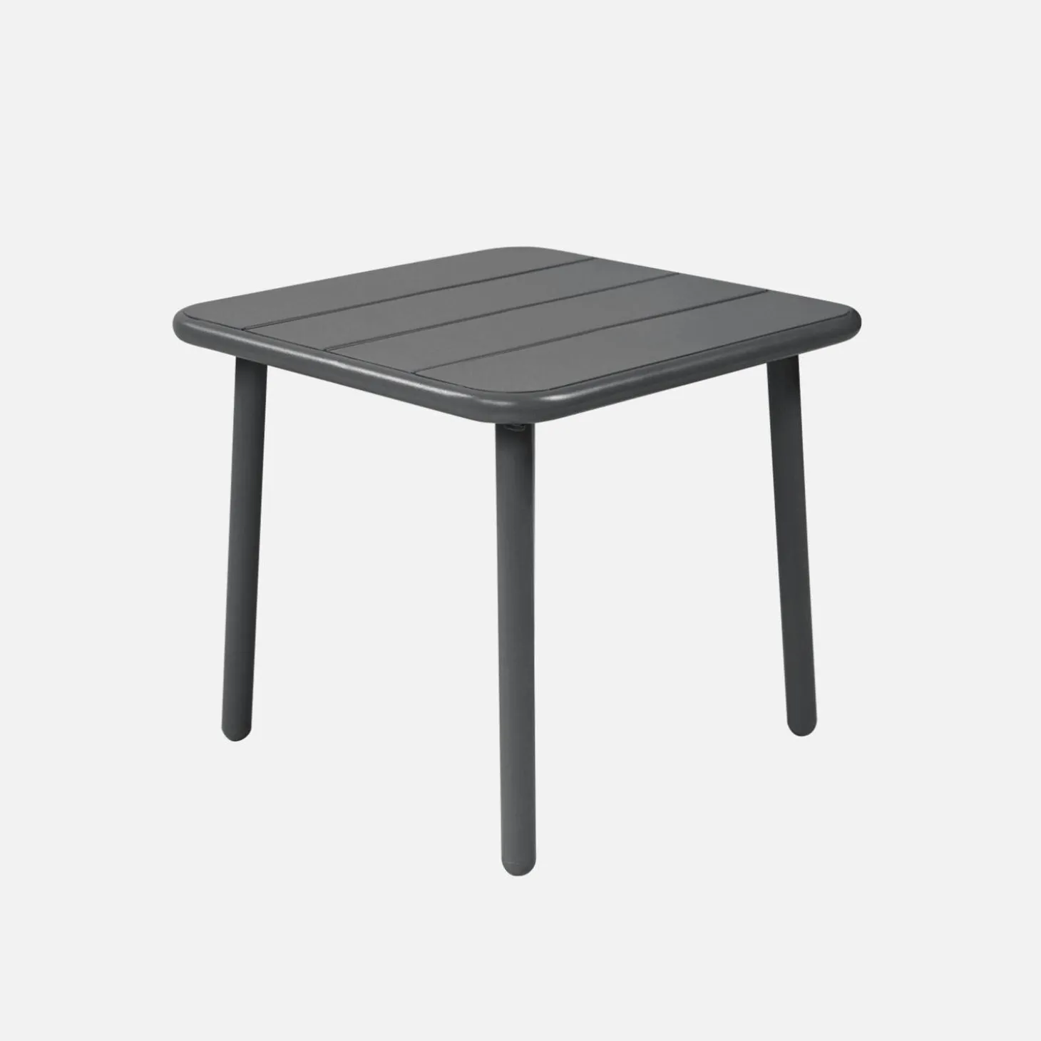 Square steel garden coffee table