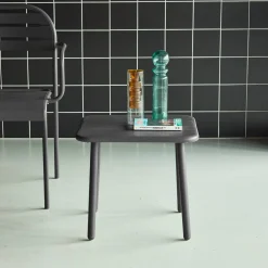 Square steel garden coffee table