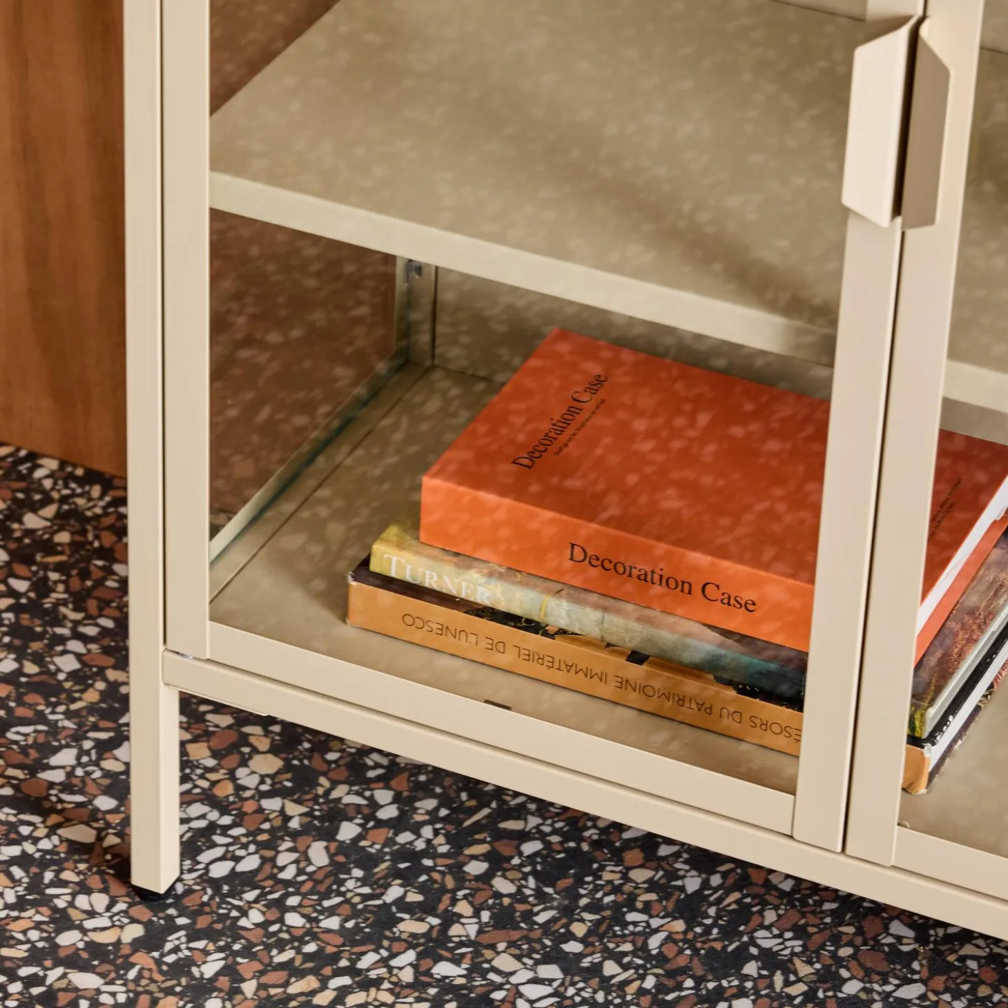 Steel and Tempered Glass Display Cabinet 2 Doors