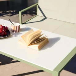 Steel and Textilene Garden Table + 4 Seats