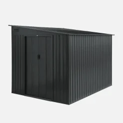 Steel garden shed 5.5m² with anchoring kit