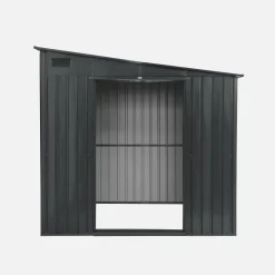 Steel garden shed 5.5m² with anchoring kit