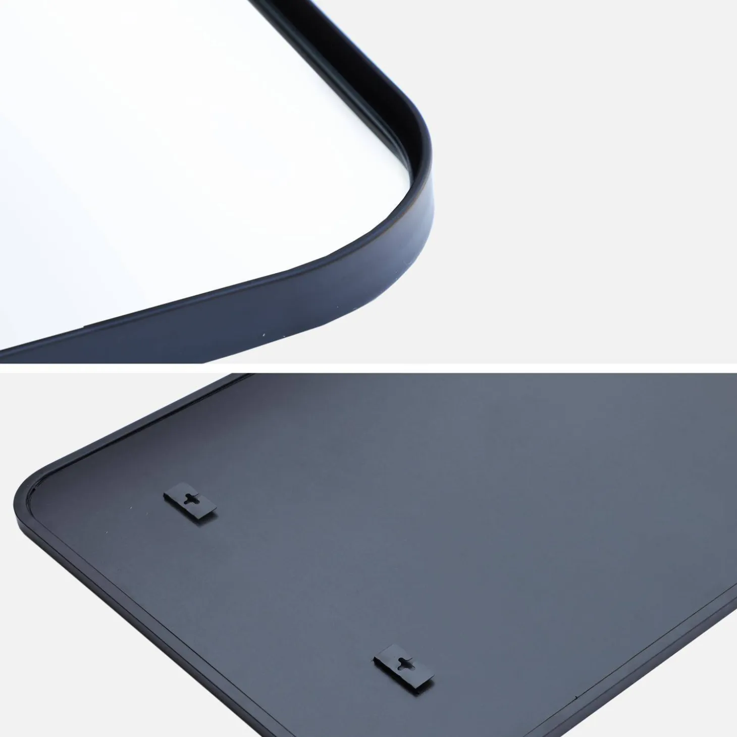 Steel rectangular mirror