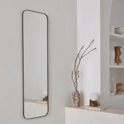 Steel rectangular mirror