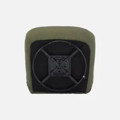 Textured terry swivel armchair