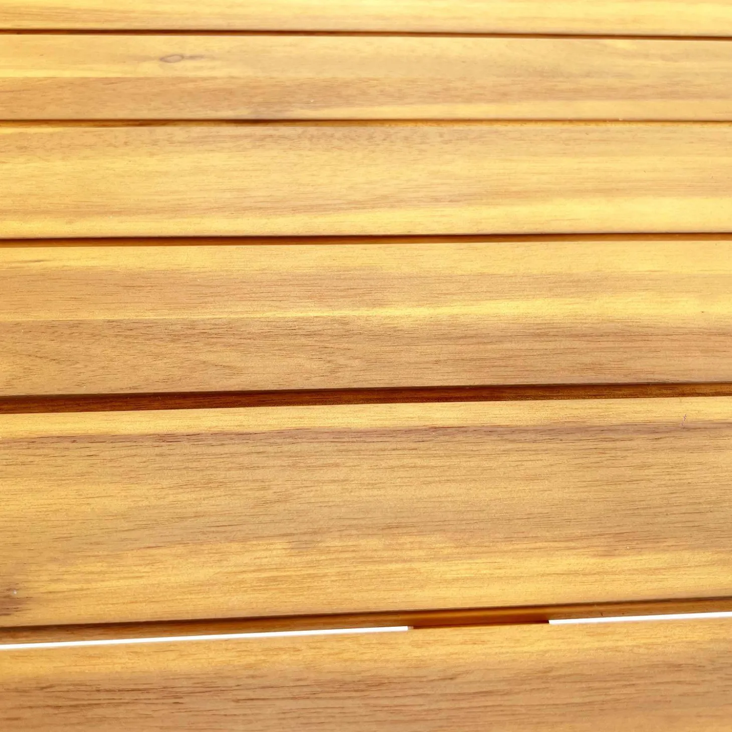 2 to 3-seater bench in acacia wood, 140cm