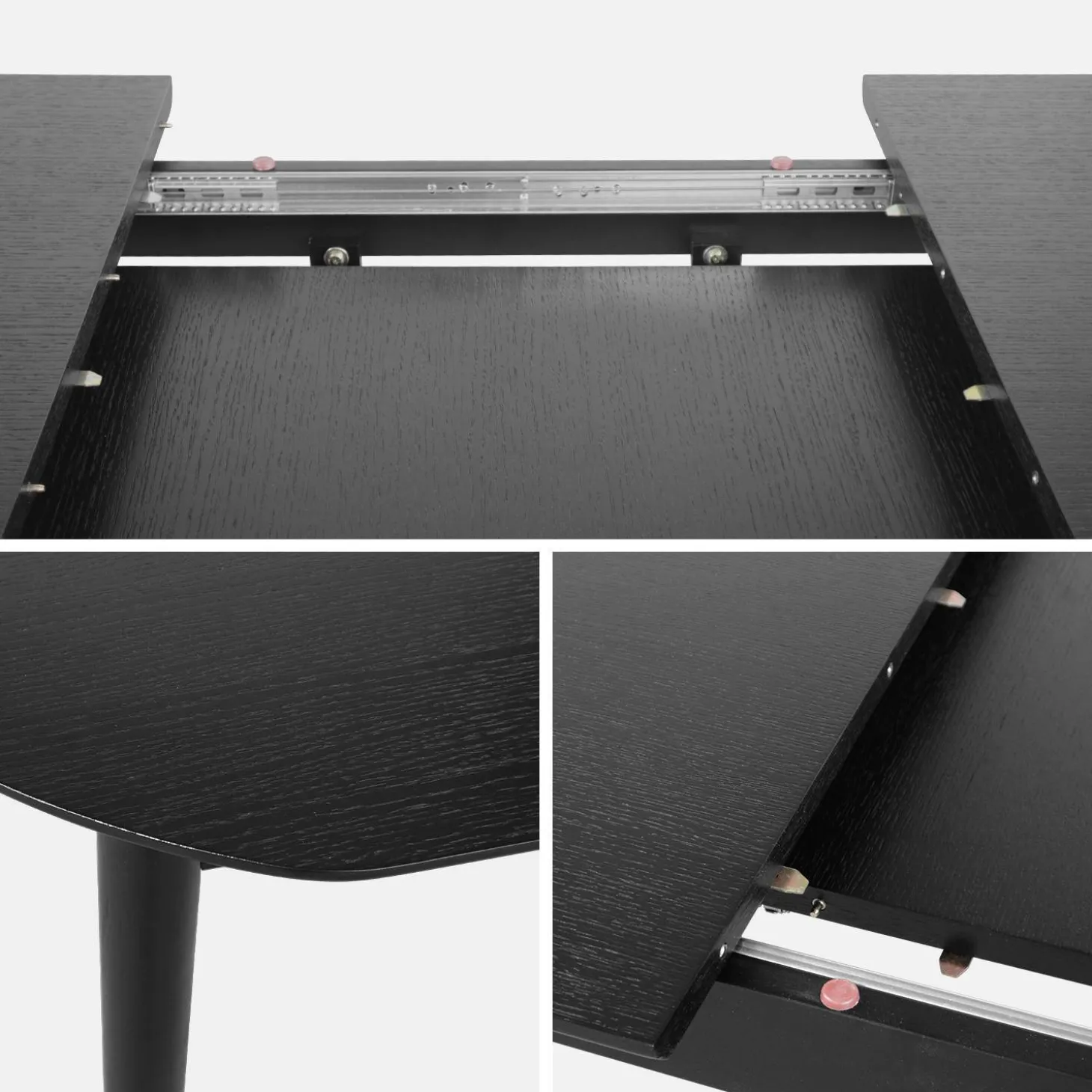 6 to 8-seater extendable oval dining table