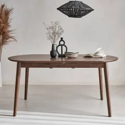 6 to 8-seater extendable oval dining table