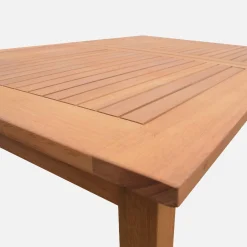 6 to 8-seater extendable wooden garden table