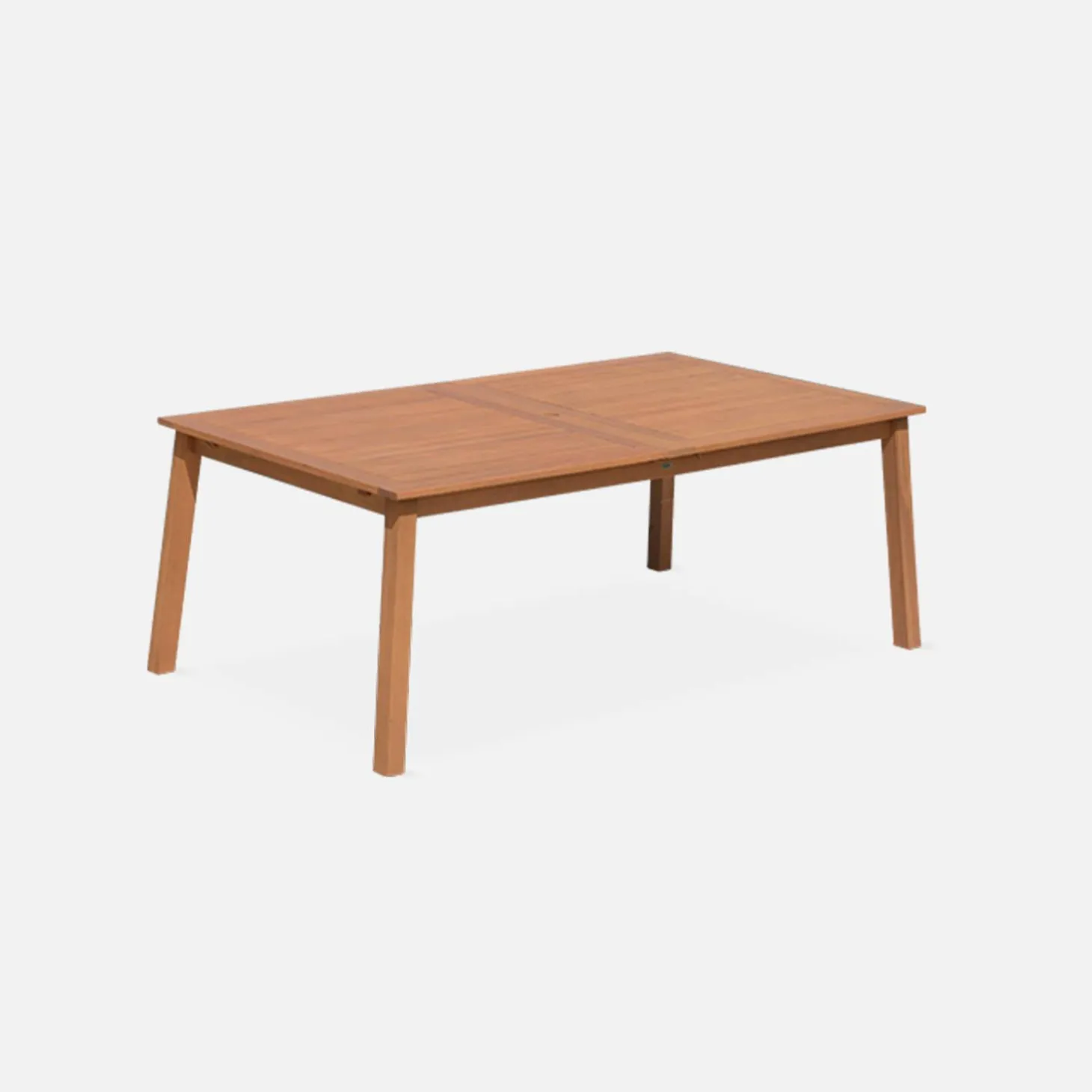 10 to 12-seater extendable wooden garden table