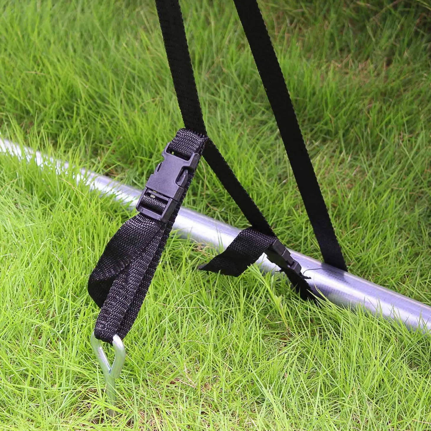 Trampoline anchoring kit