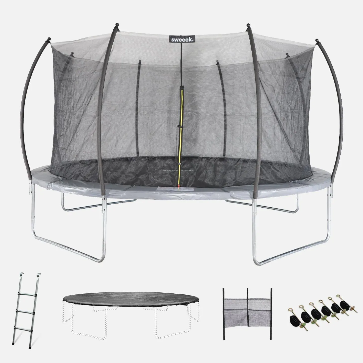 Trampoline 490cm with inner net and accessory pack