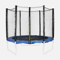 Trampoline safety net