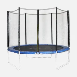 Trampoline safety net
