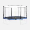 Trampoline safety net