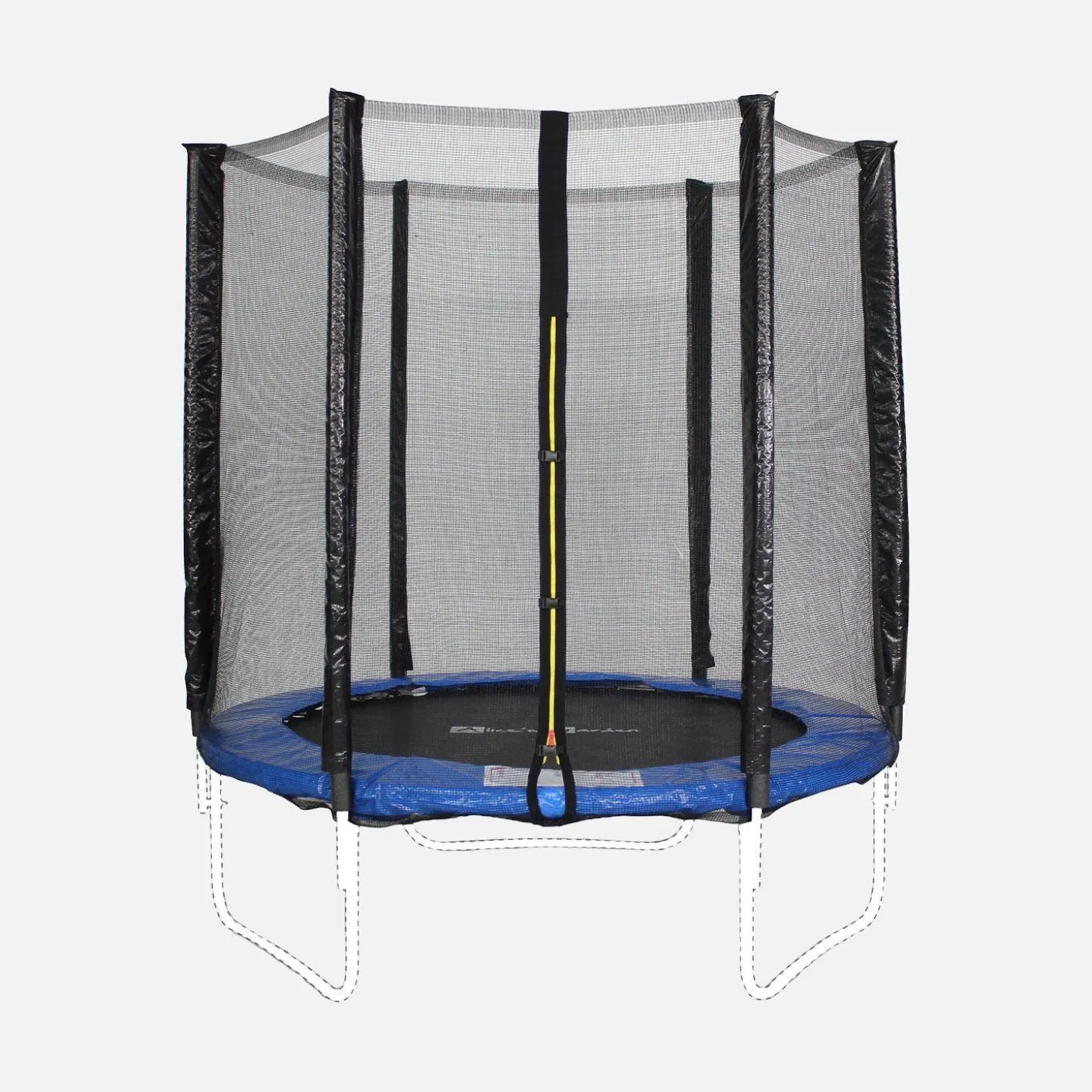 Trampoline safety net