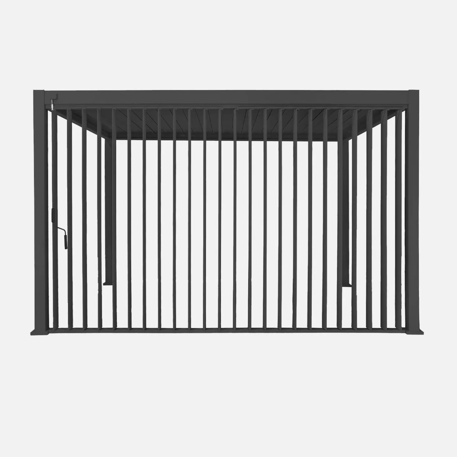 Vertical adjustable louver panel 4m for Triomphe pergola 4x3m